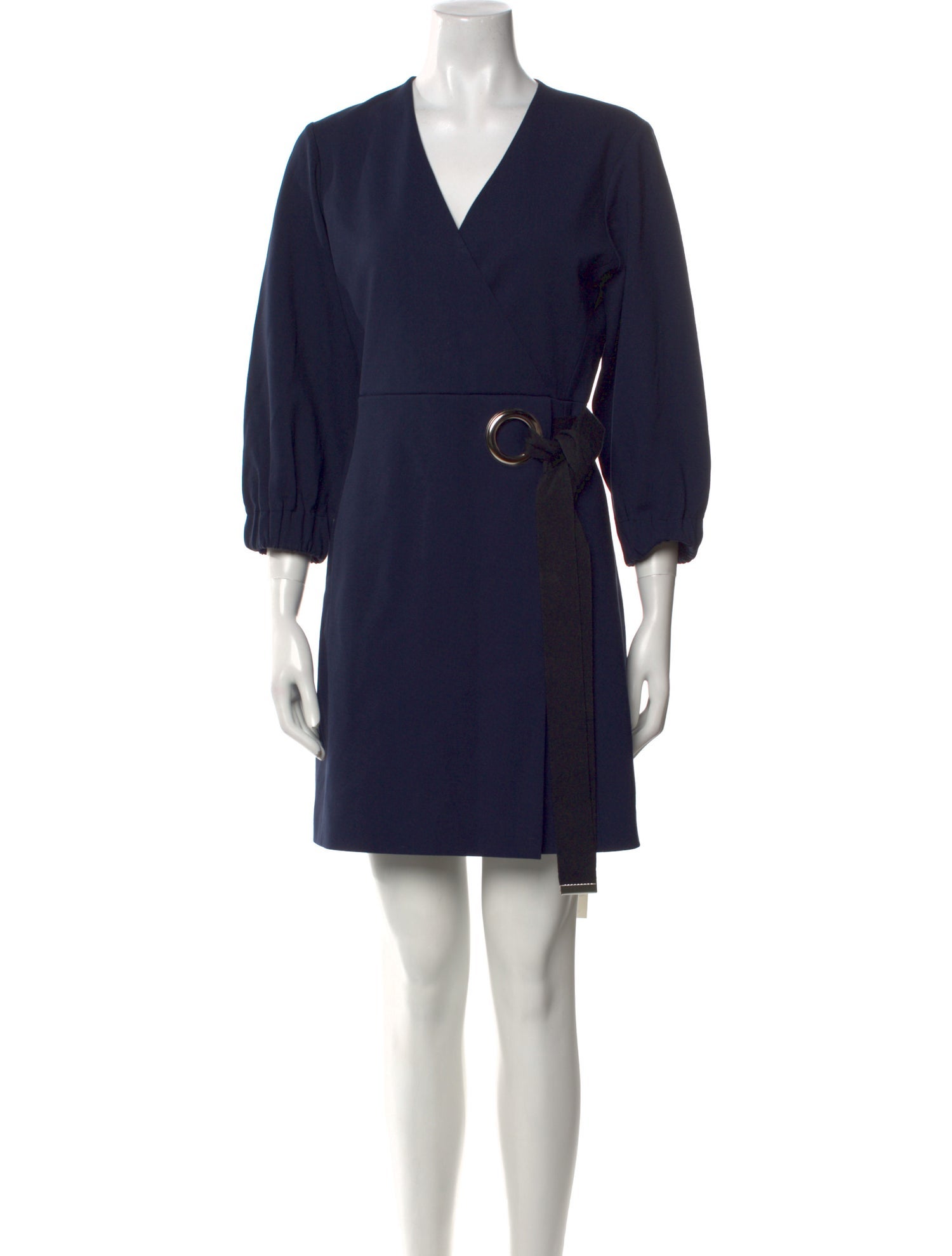 Tibi V-Neck Mini Dress