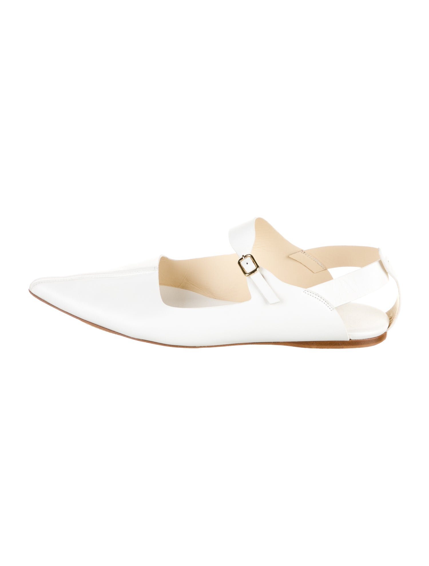 Tibi Leather Mary Jane Flats