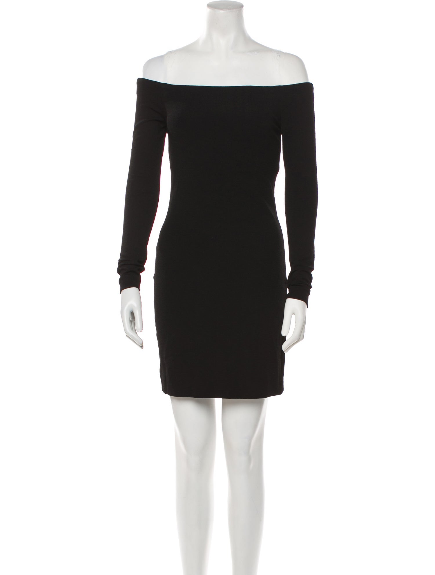 Tibi Off-The-Shoulder Mini Dress