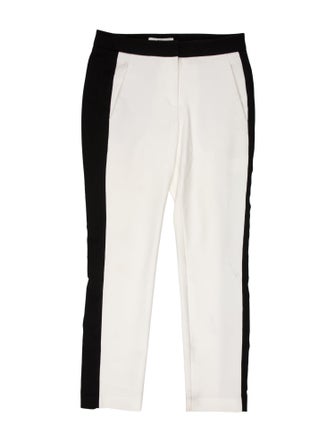 Tibi Colorblock Pattern Straight Leg Pants
