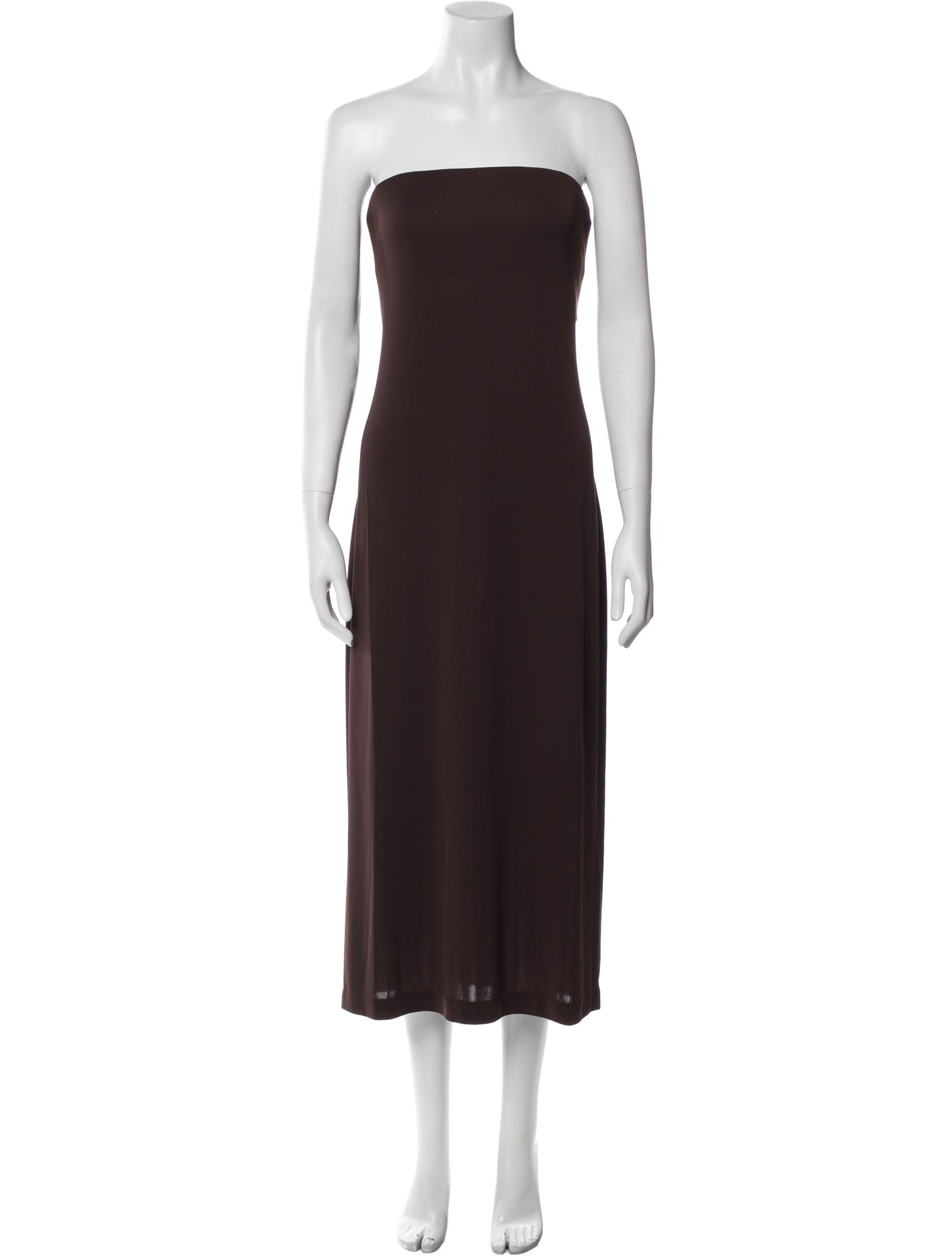 Tibi Strapless Knee-Length Dress w/ Tags