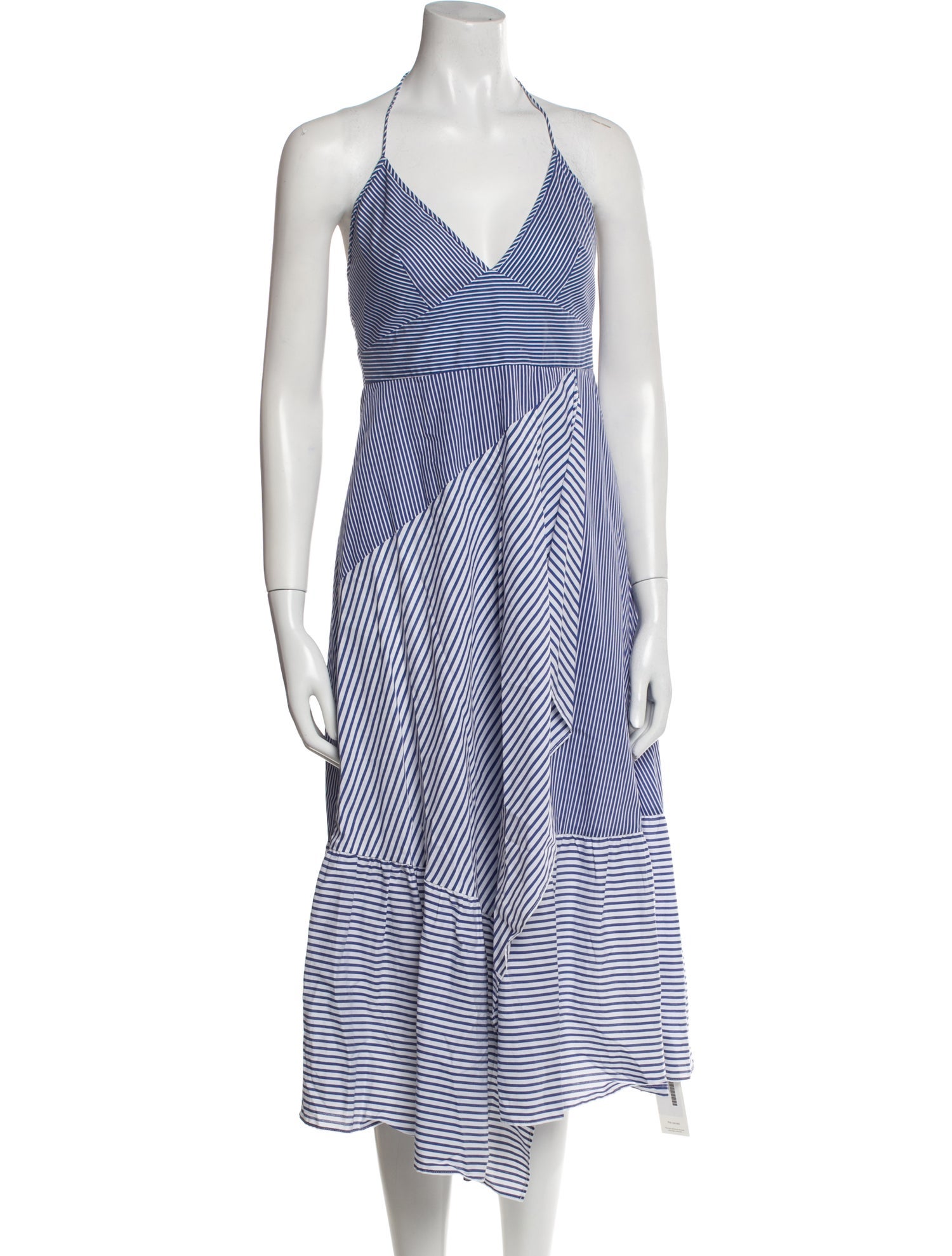 Tibi Striped Midi Length Dress