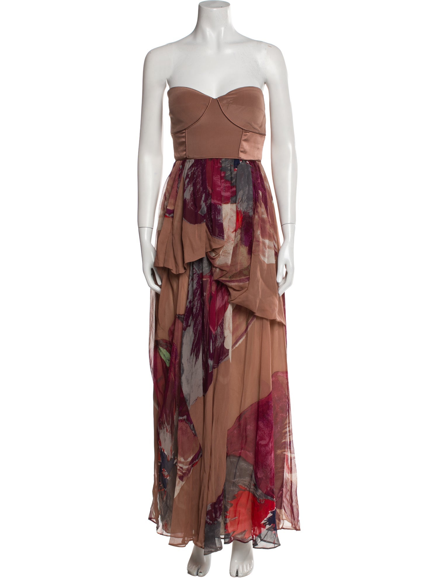 Tibi Silk Long Dress