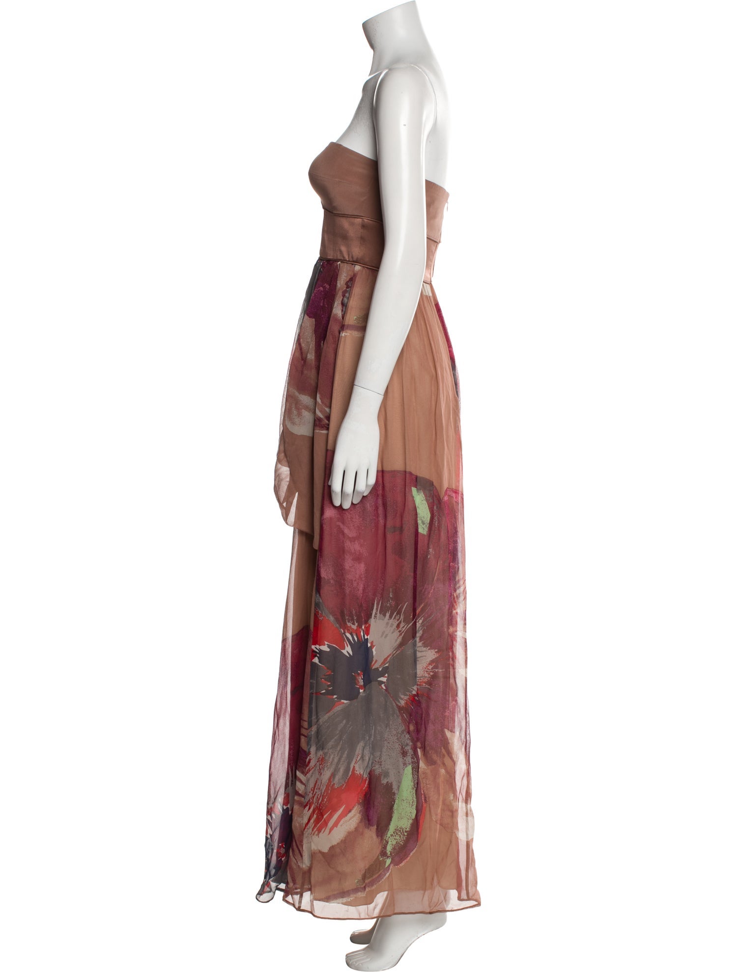 Tibi Silk Long Dress