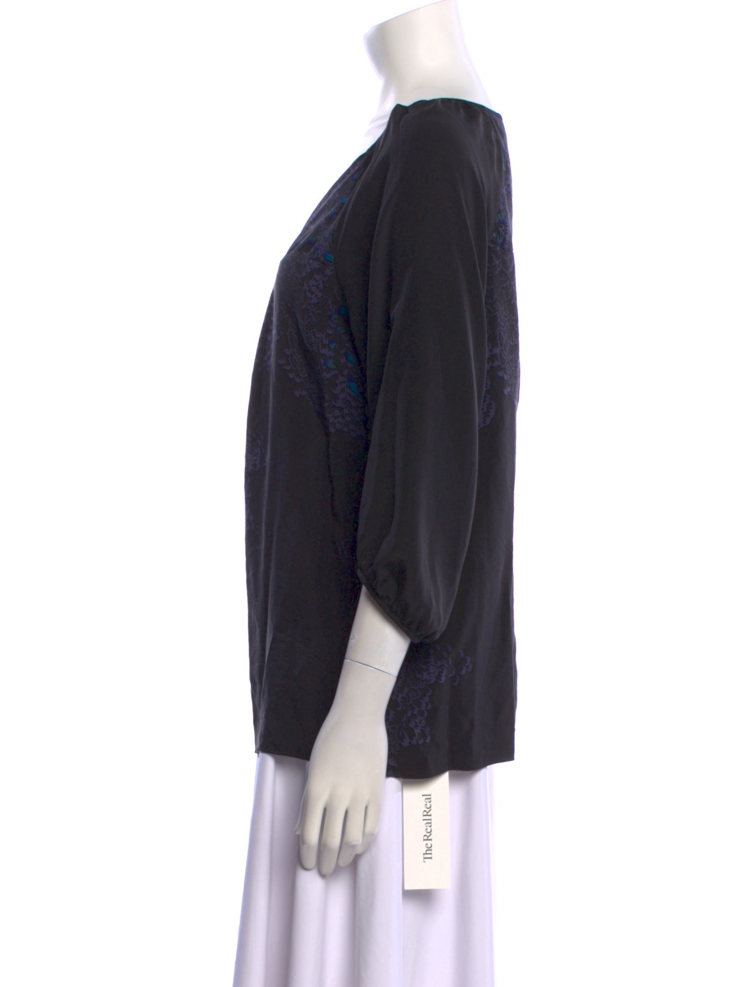 Tibi Silk Printed Blouse