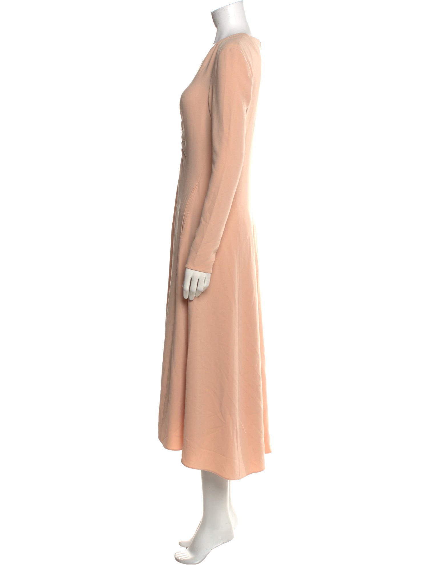 Tibi V-Neck Long Dress
