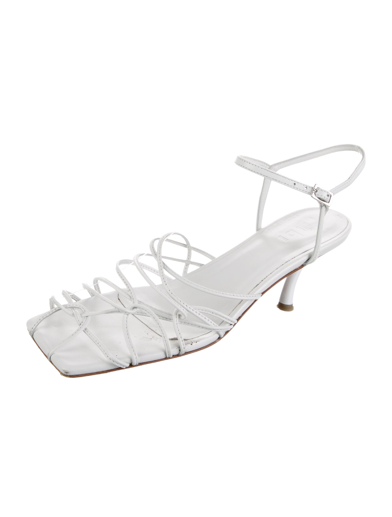 Tibi Leather Slingback Pumps