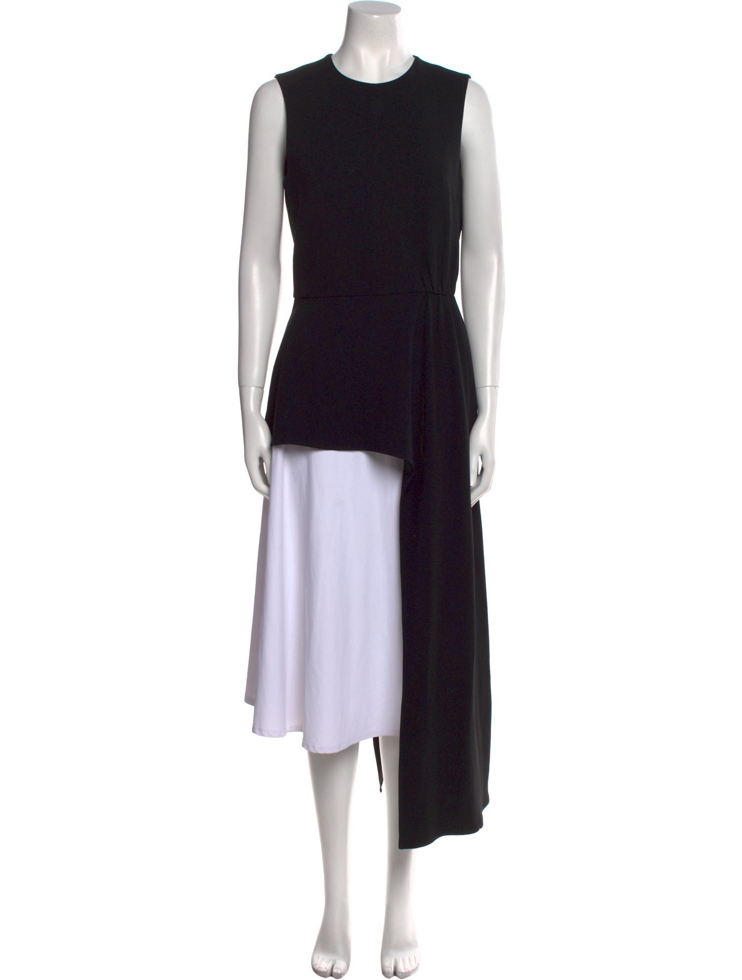 Tibi Crew Neck Sleeveless Tunic