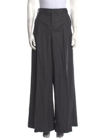 Tibi Wool Wide Leg Pants