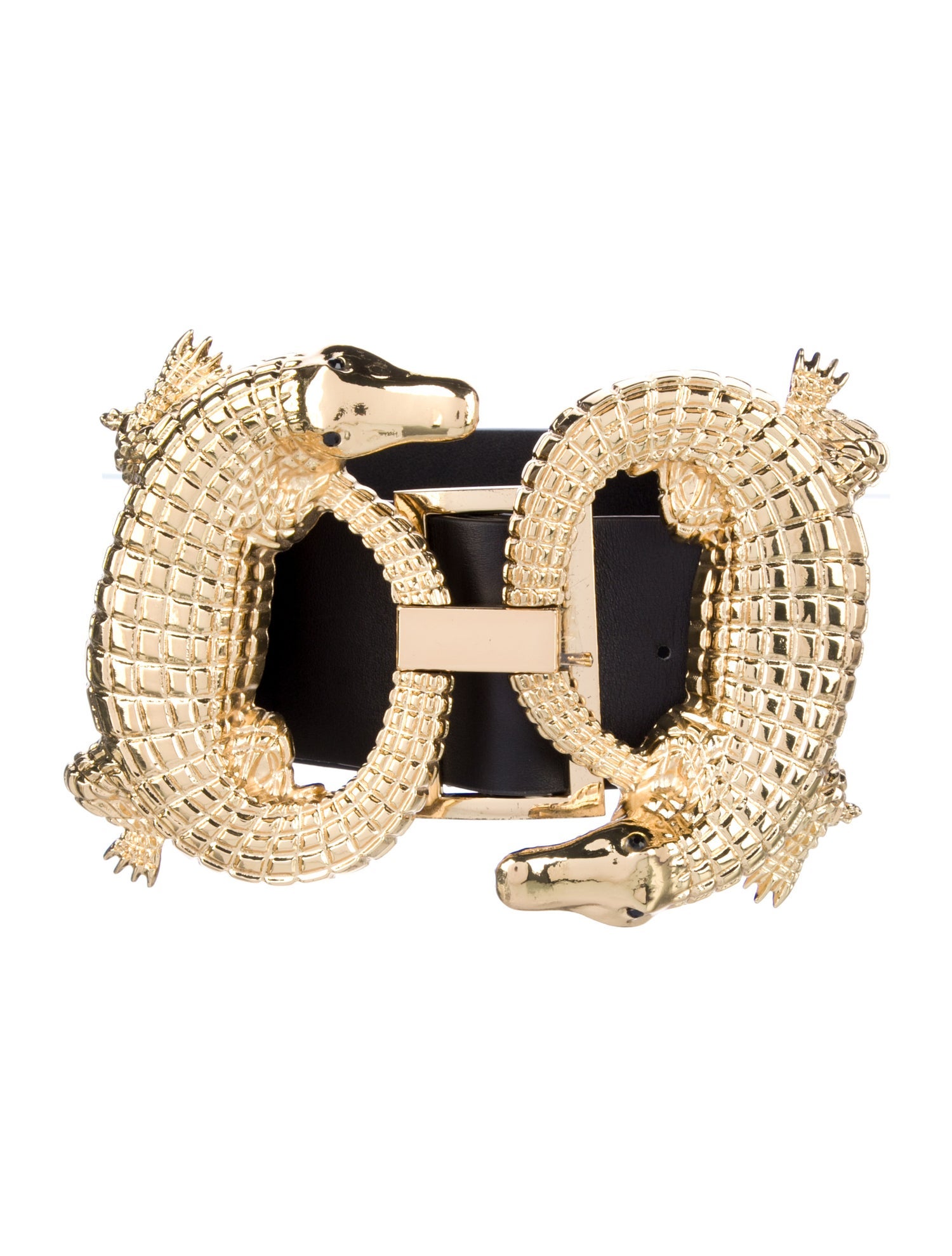 Tibi Wide Leather Waist Belt