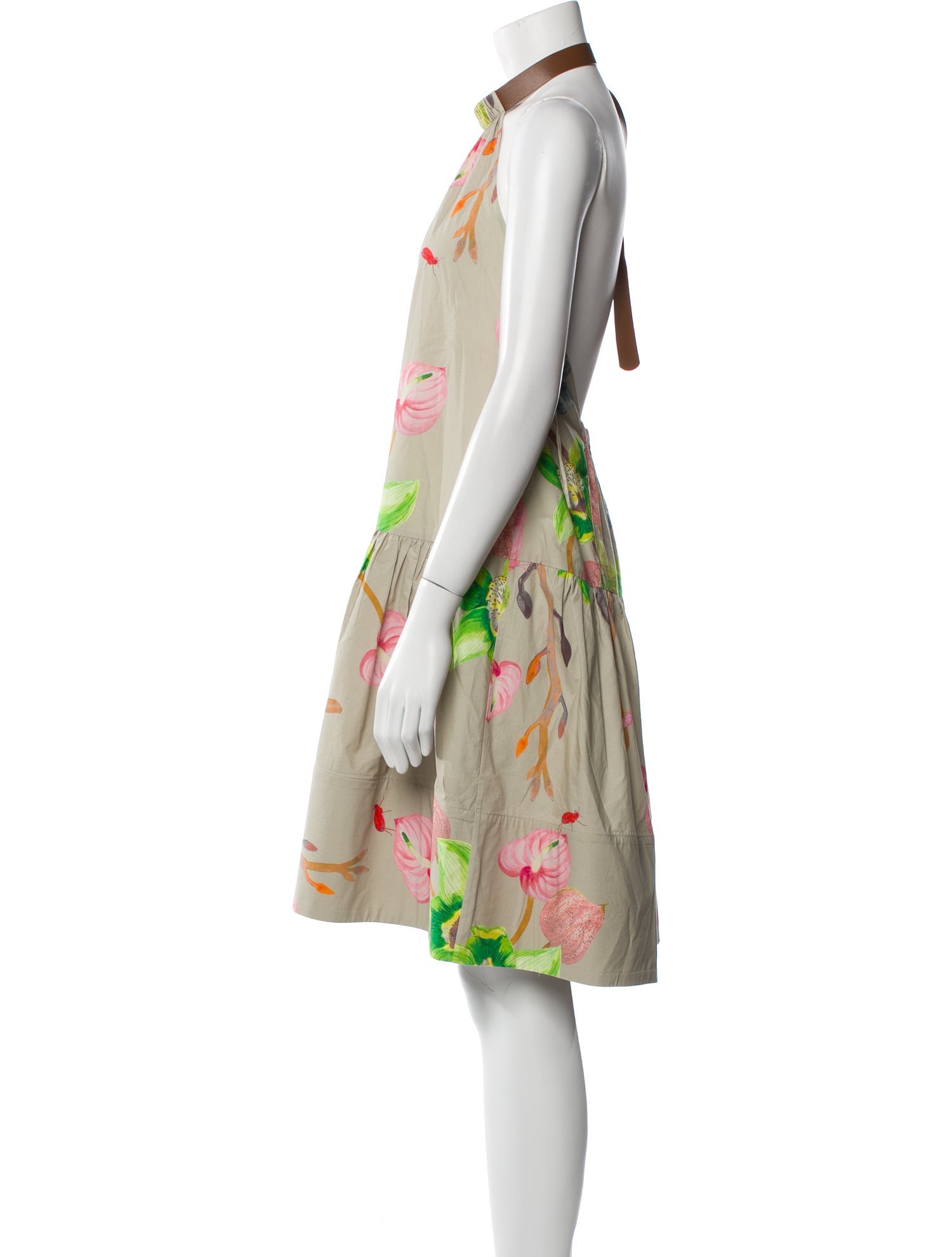 Tibi Floral Print Mini Dress