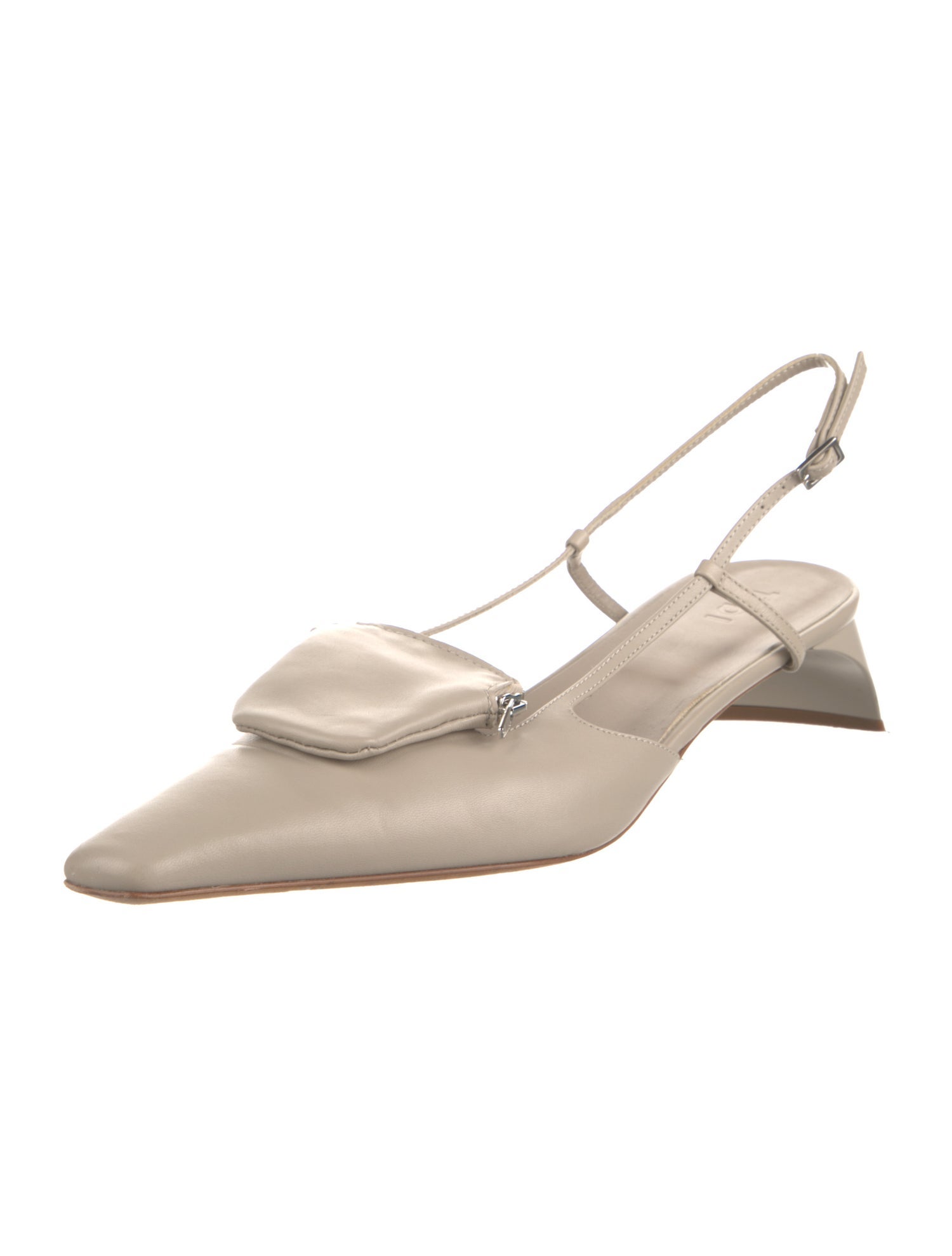 Tibi Leather Slingback Pumps