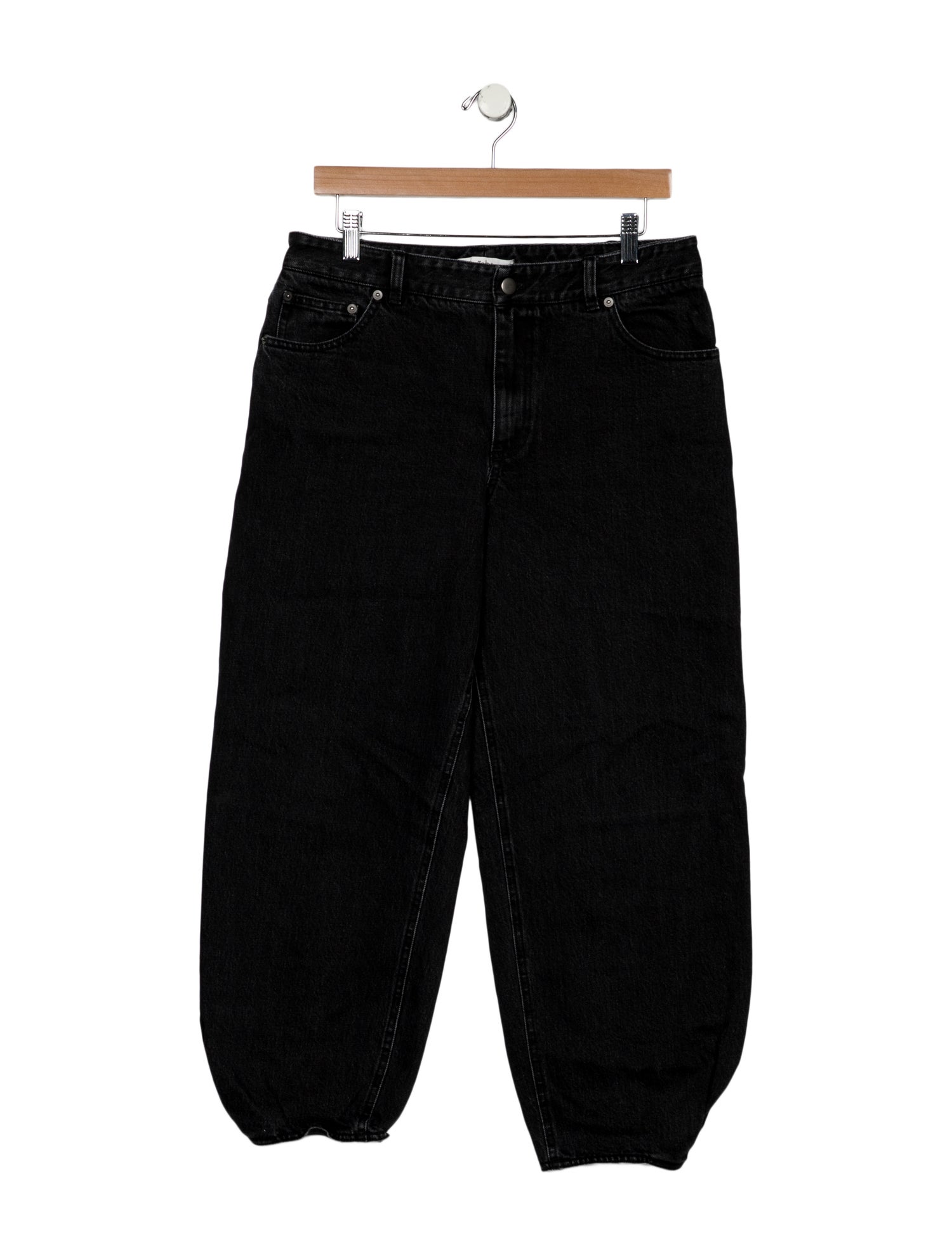 Tibi Mid-Rise Straight Leg Jeans