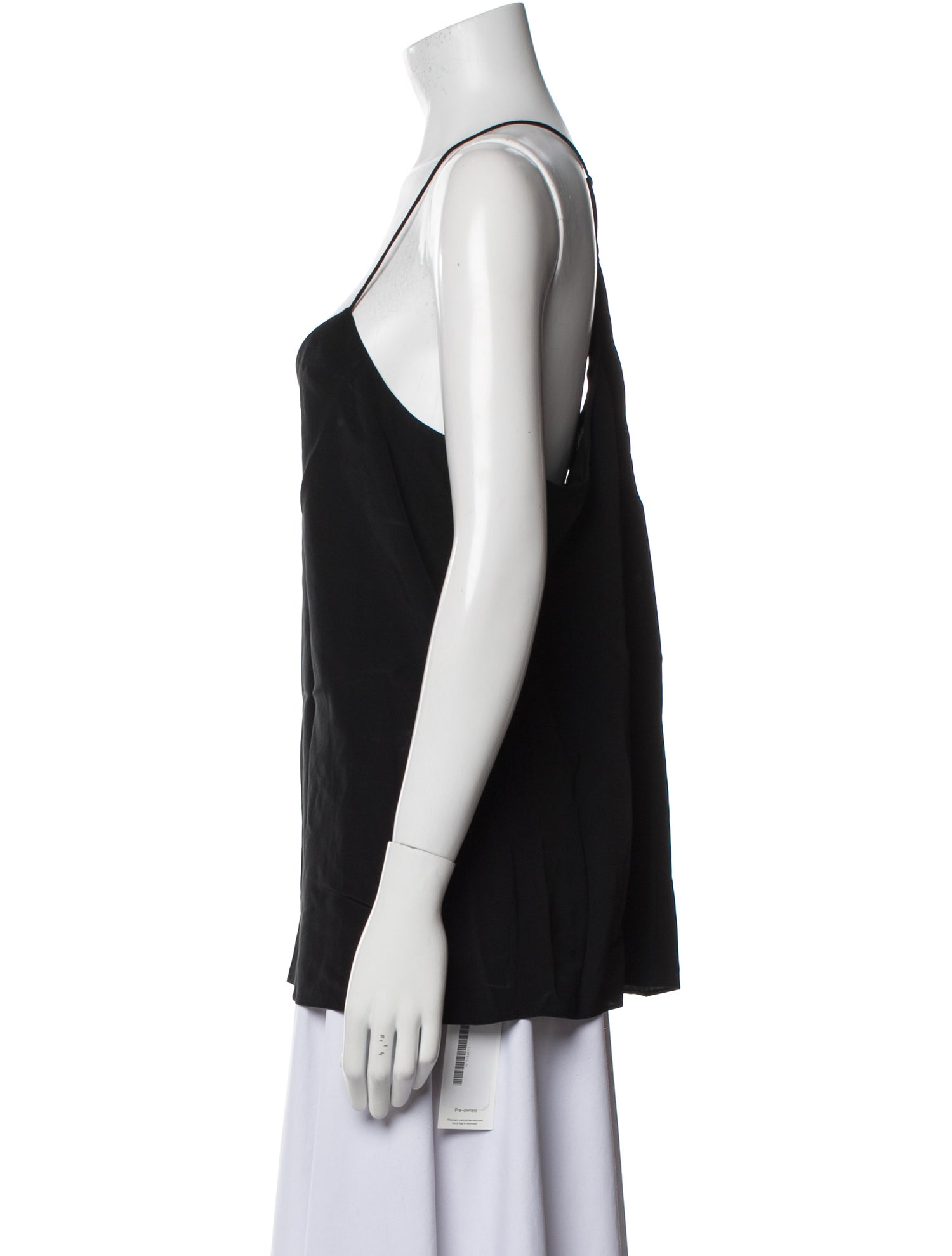 Tibi Silk V-Neck Top