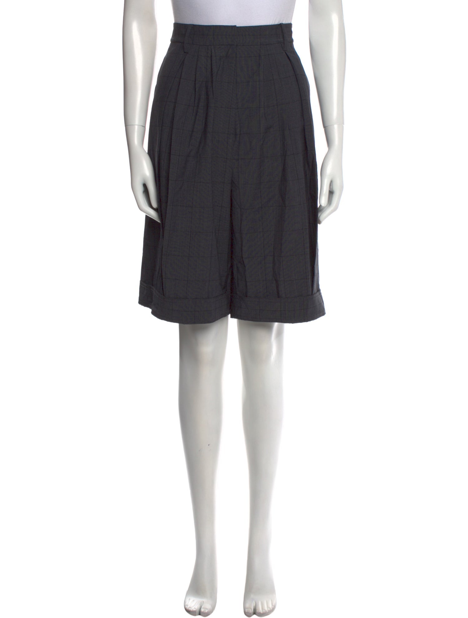 Tibi Wool Knee-Length Shorts