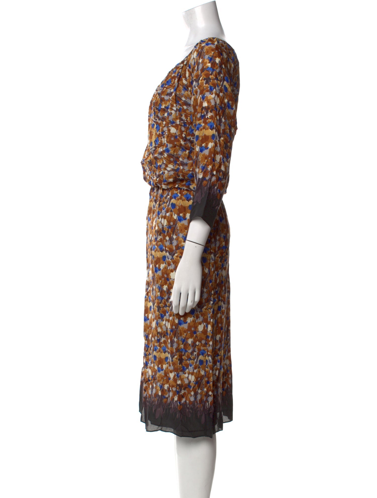 Tibi Silk Midi Length Dress