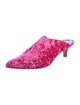 Tibi Velvet Mules