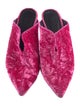Tibi Velvet Mules