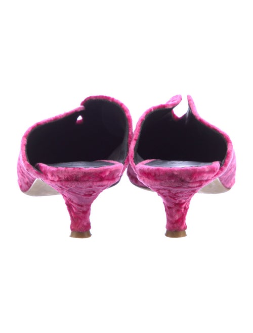 Tibi Velvet Mules