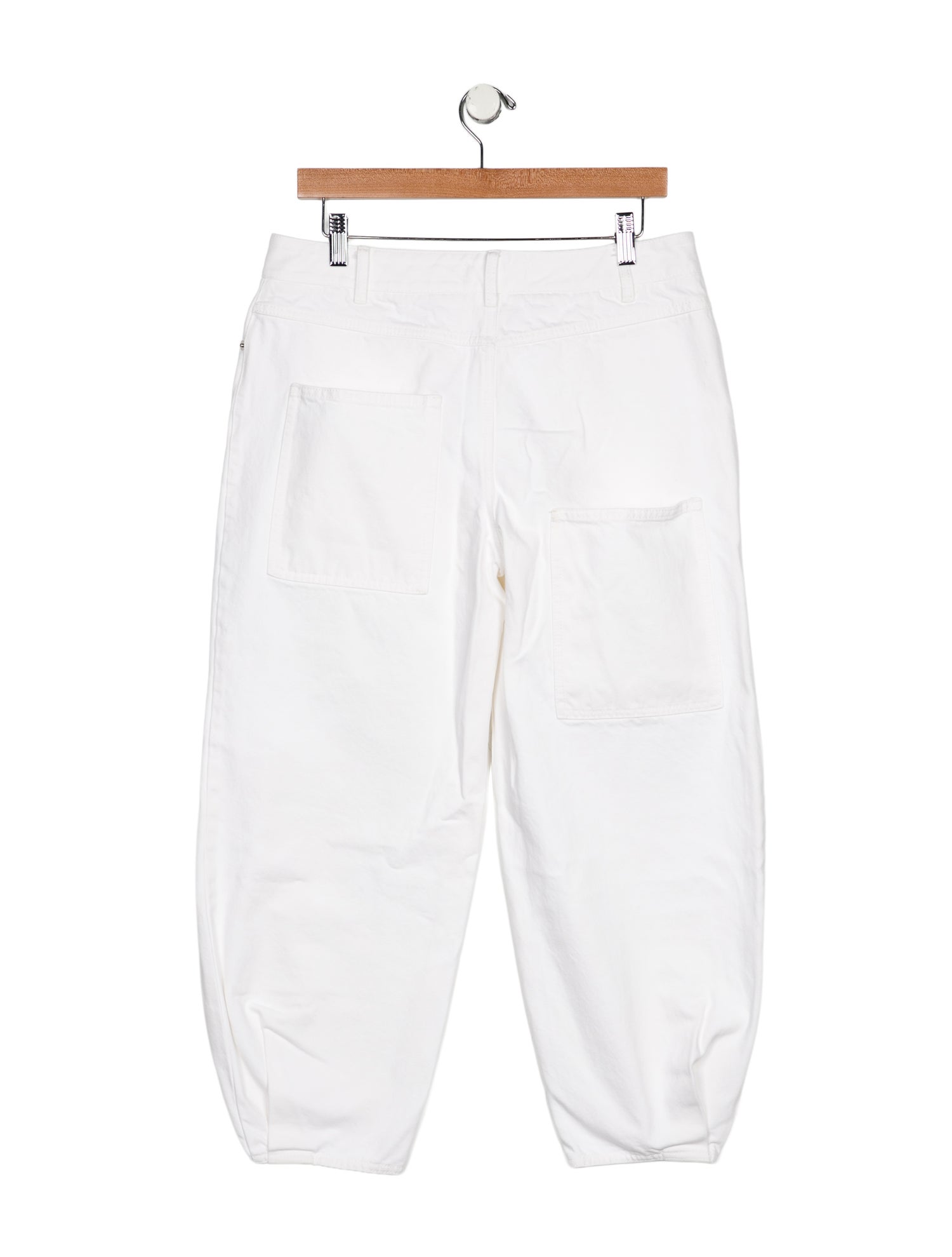 Tibi High-Rise Straight Leg Jeans