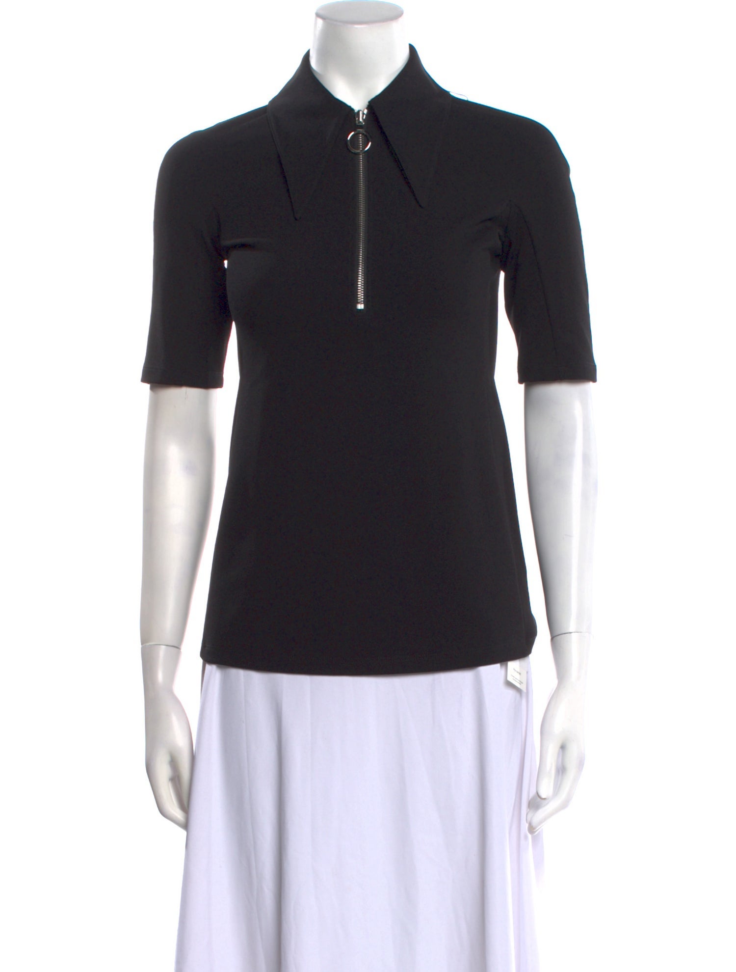 Tibi Short Sleeve Polo