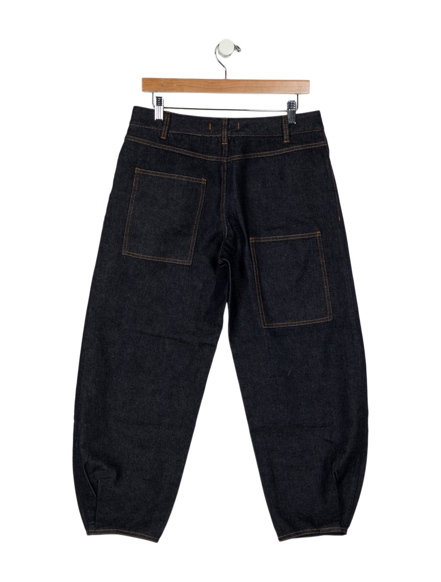 Tibi Mid-Rise Straight Leg Jeans