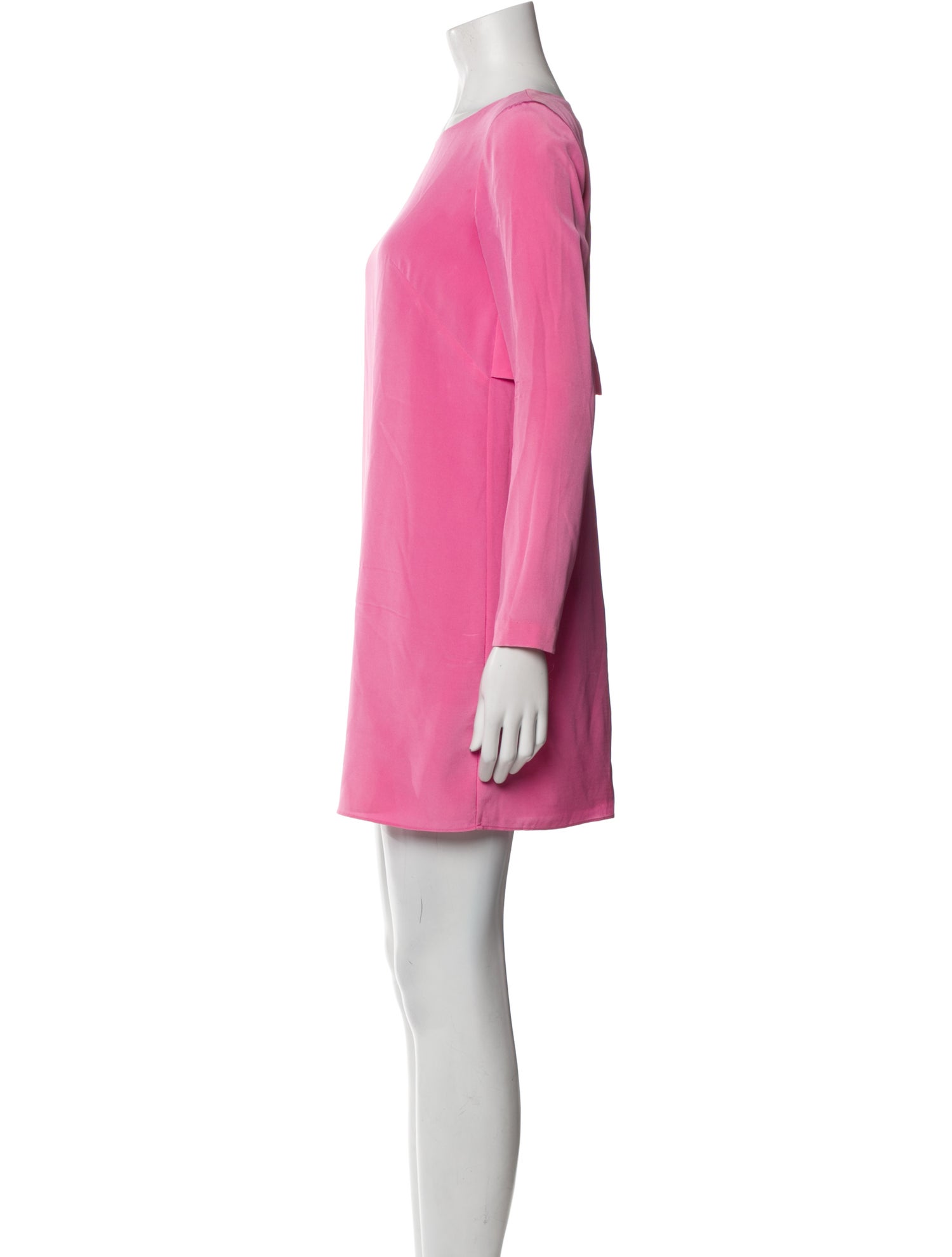 Tibi Bateau Neckline Mini Dress