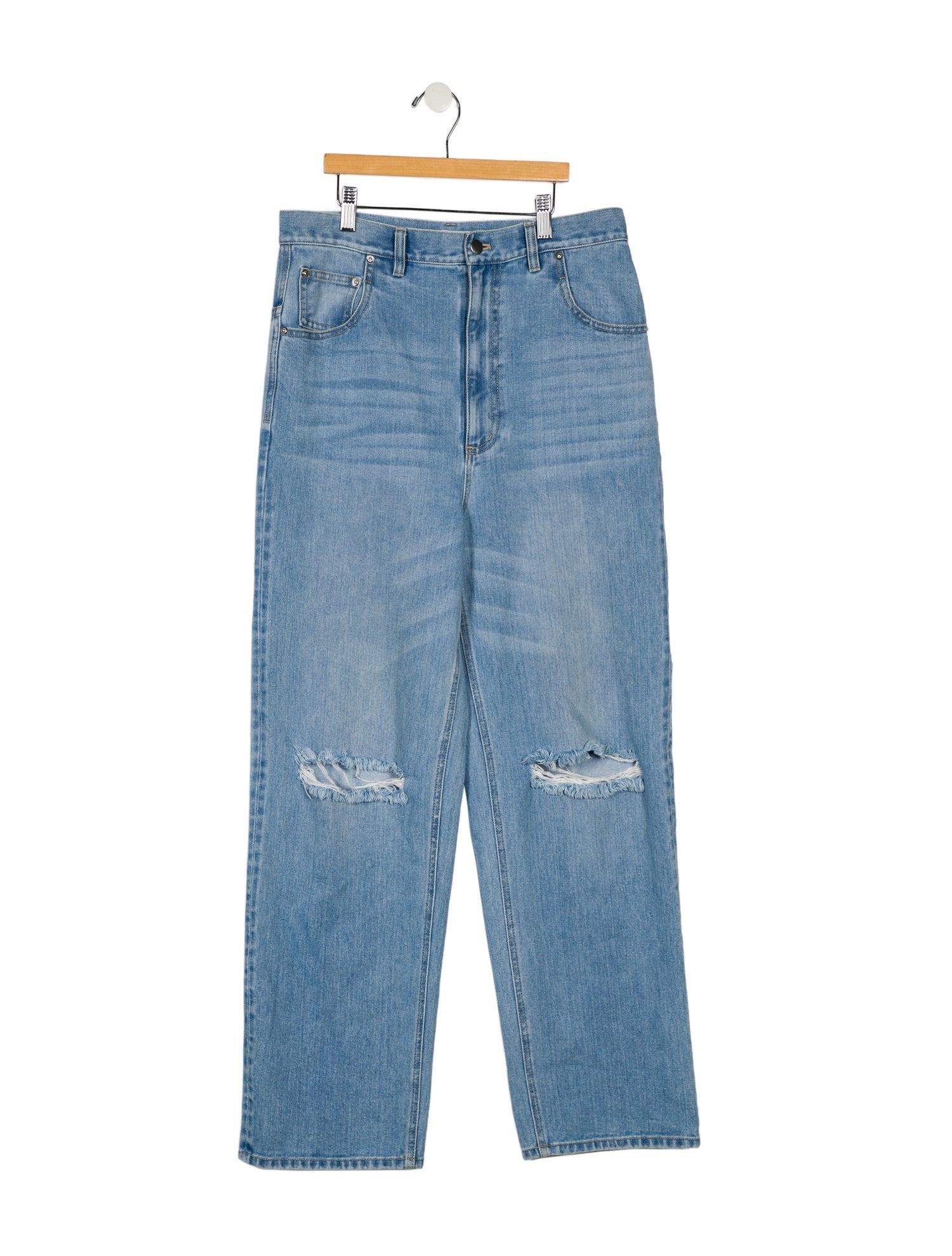 Tibi High-Rise Wide Leg Jeans