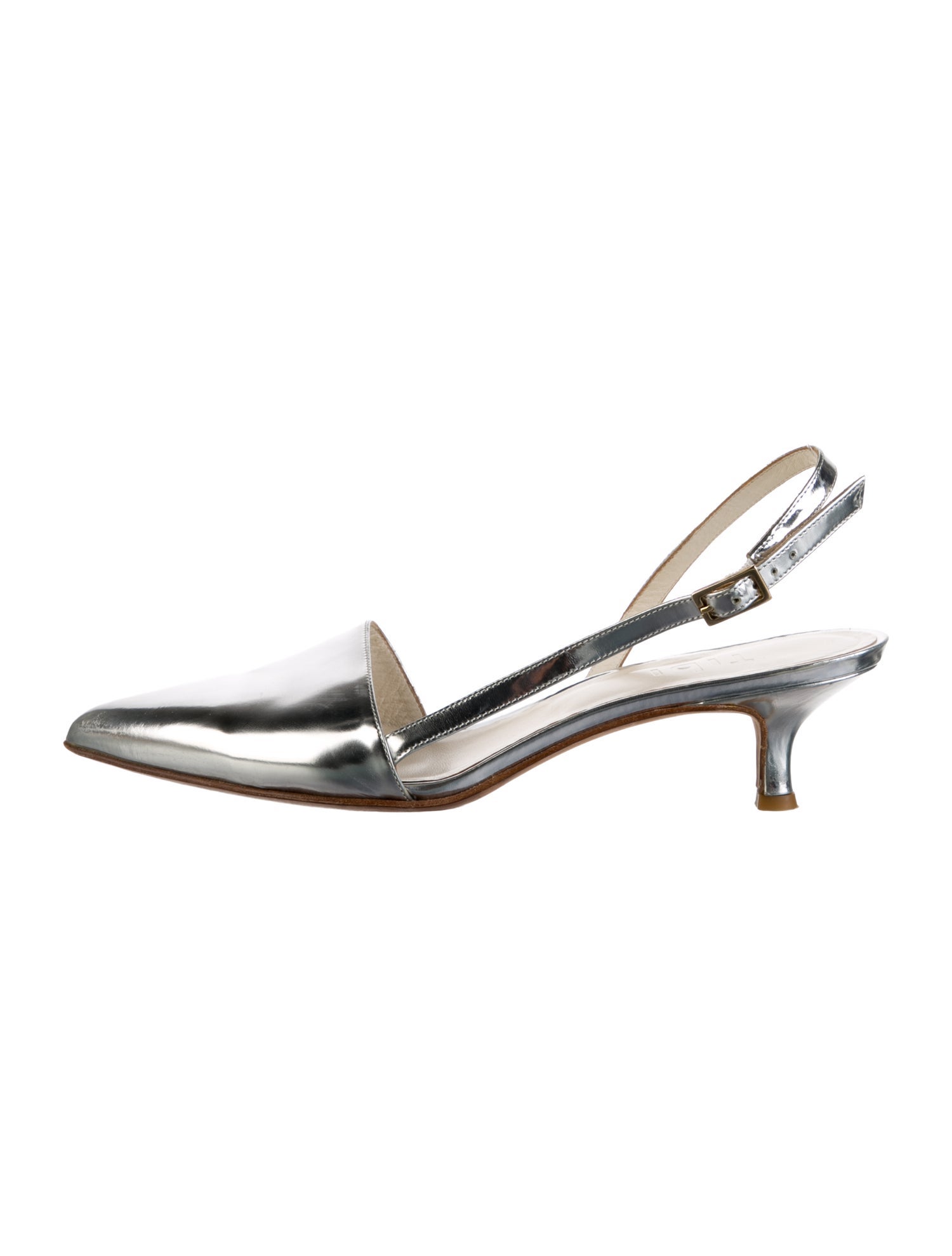 Tibi Leather Slingback Pumps
