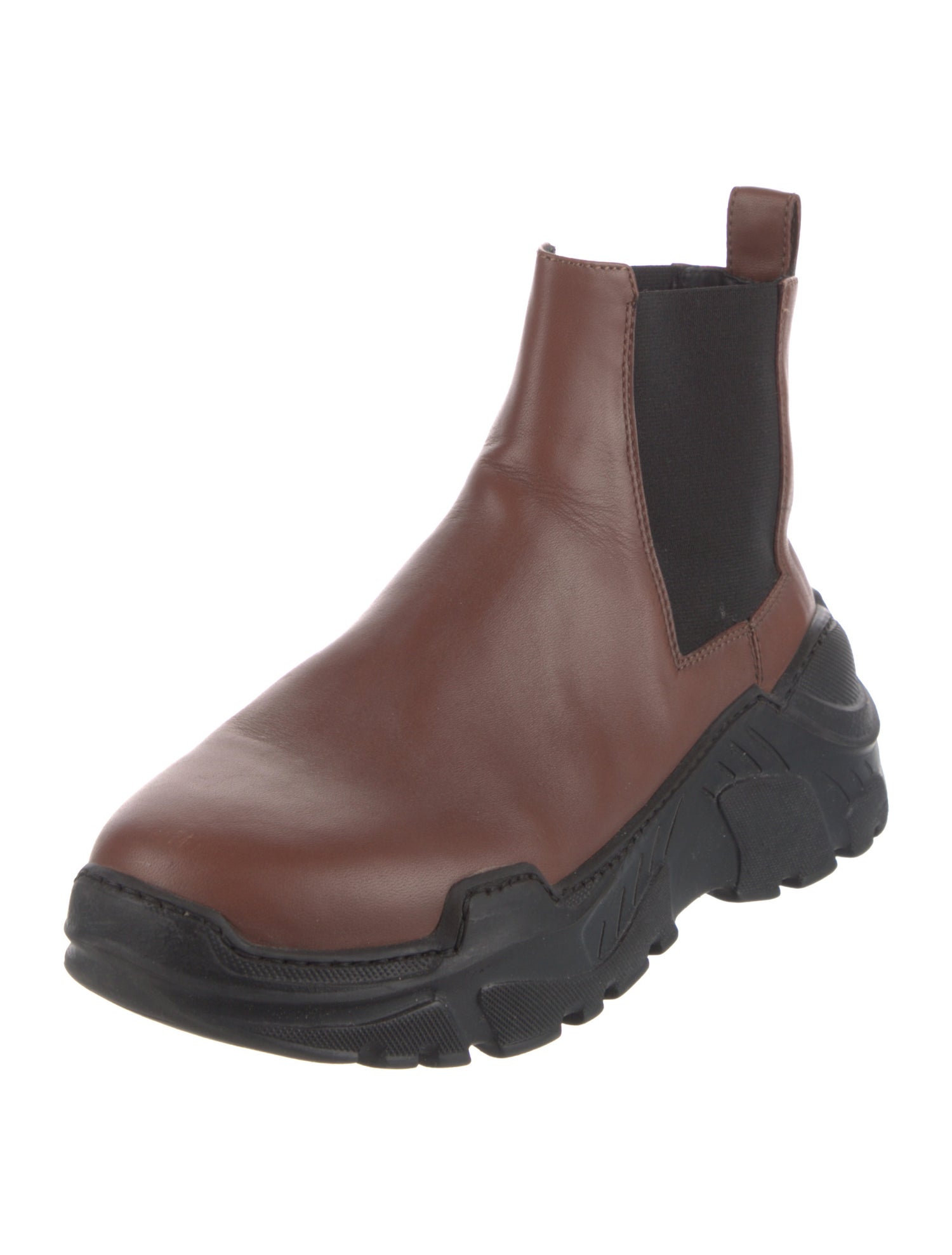 Tibi Leather Chelsea Boots