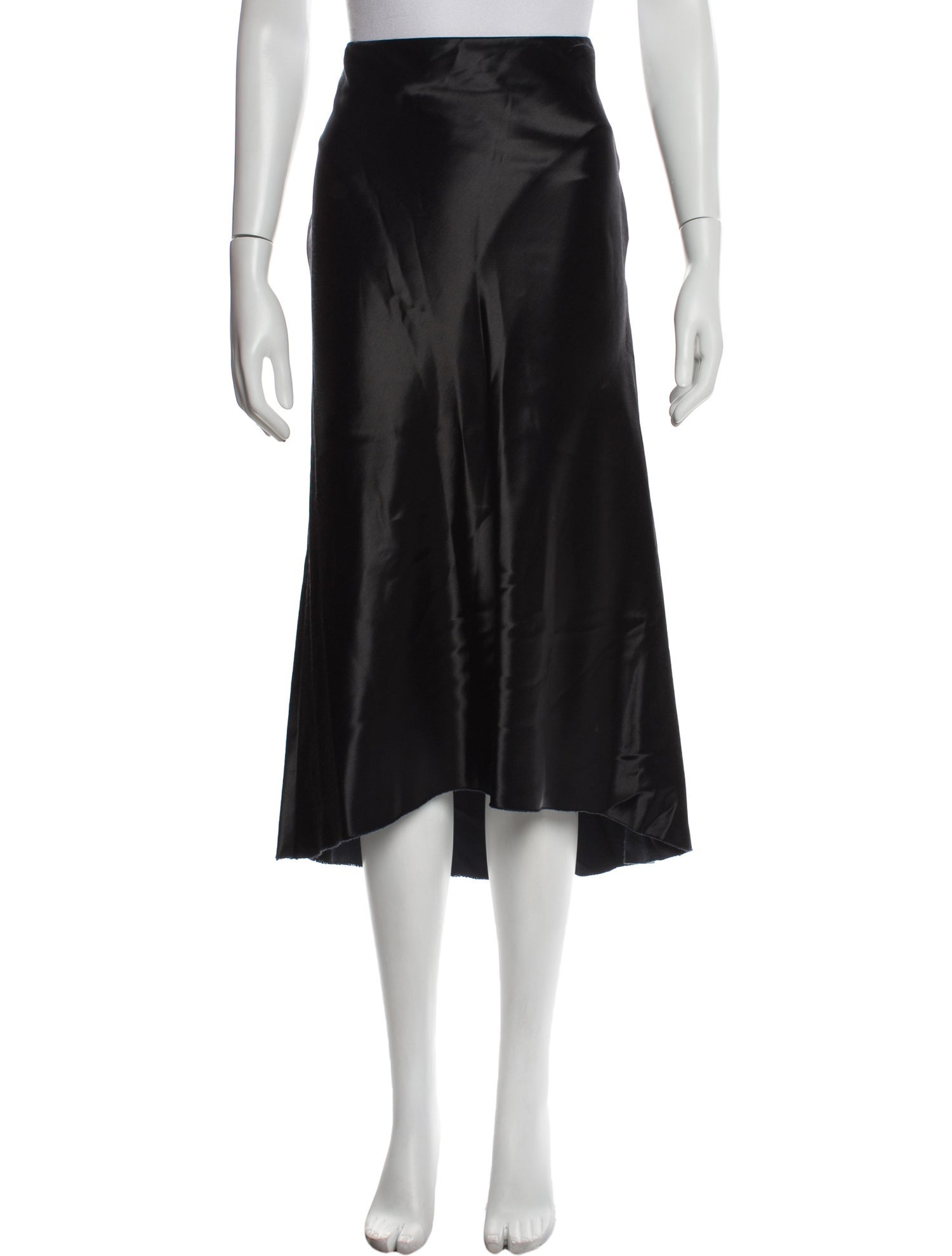 Tibi Satin Midi Length Skirt