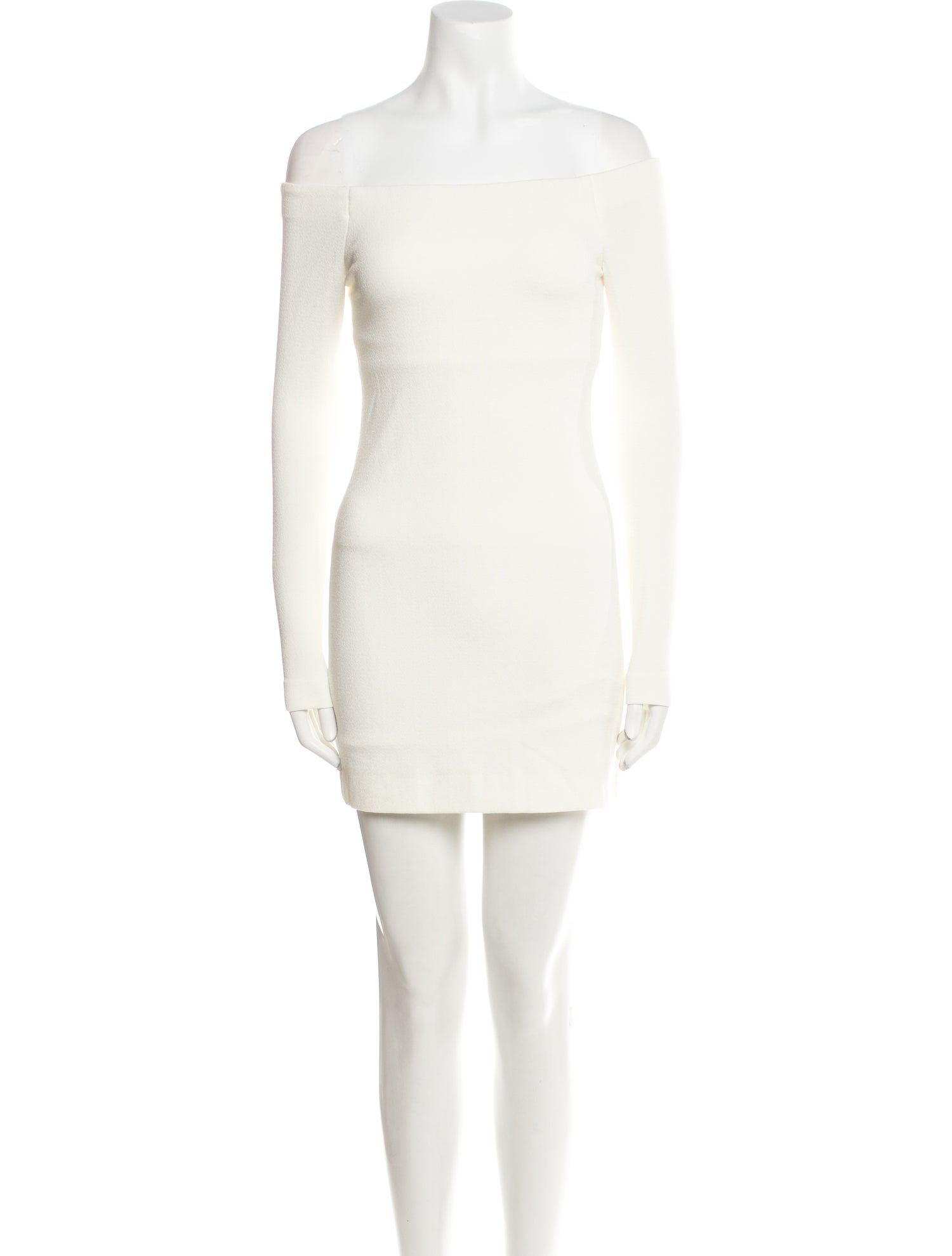 Tibi Off-The-Shoulder Mini Dress