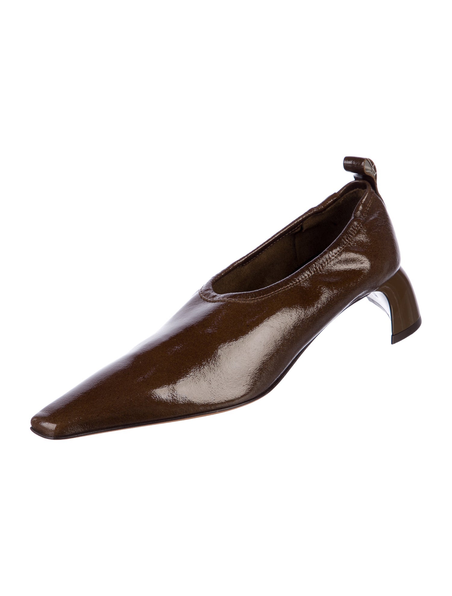 Tibi Patent Leather Slingback Pumps w/ Tags