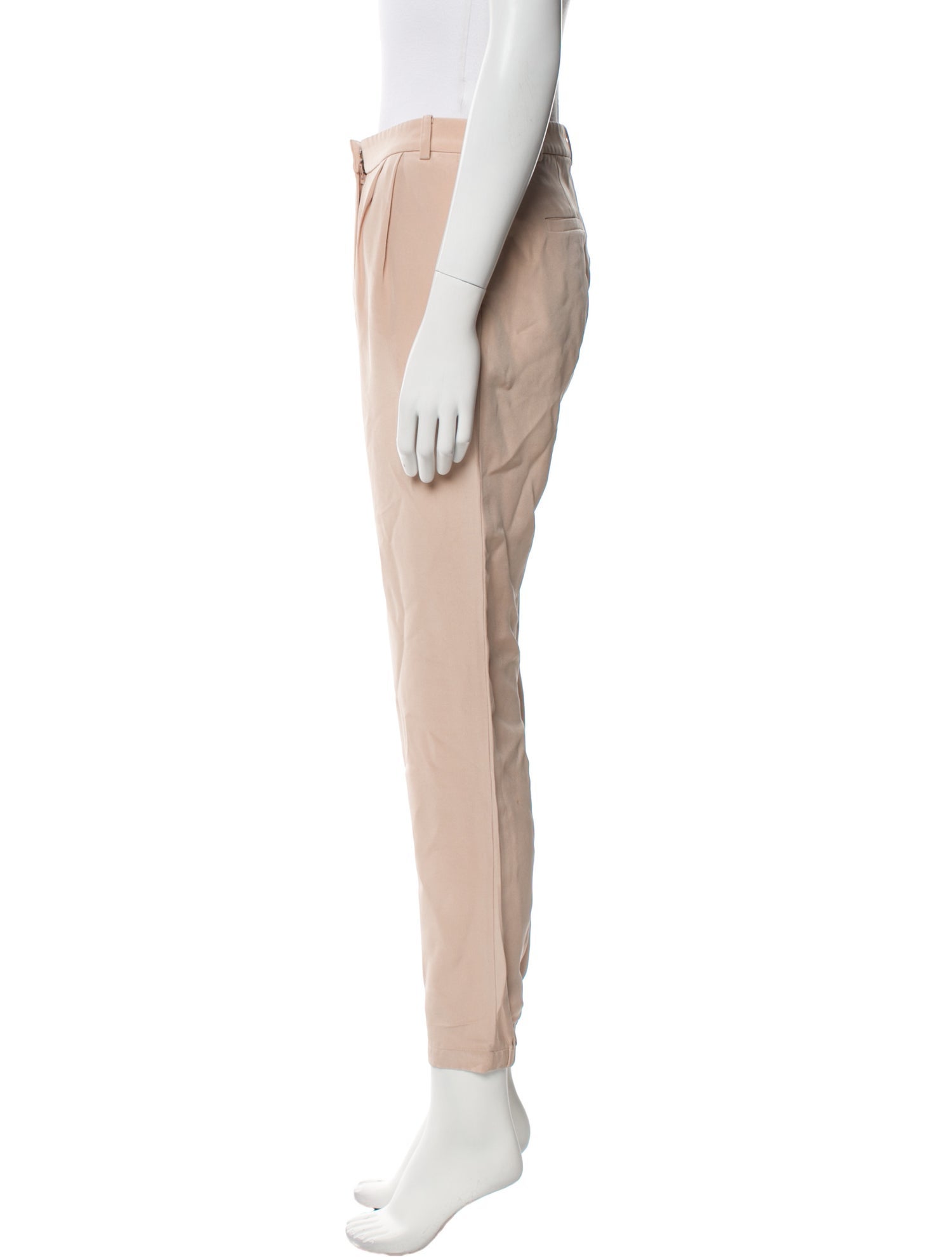 Tibi Silk Skinny Leg Pants