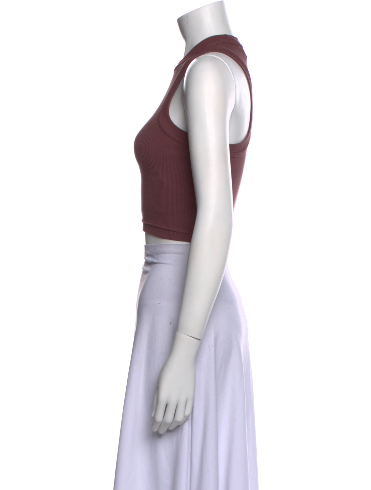 Tibi Mock Neck Sleeveless Crop Top w/ Tags