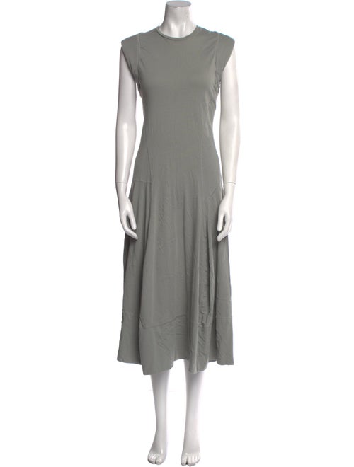 Tibi Crew Neck Long Dress