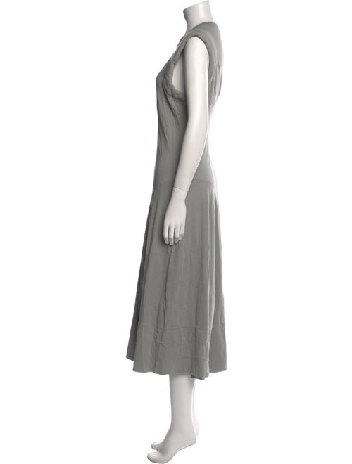 Tibi Crew Neck Long Dress