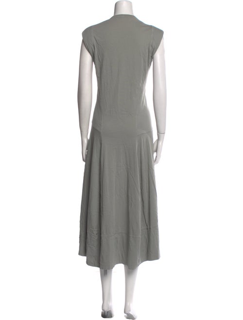 Tibi Crew Neck Long Dress