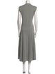Tibi Crew Neck Long Dress