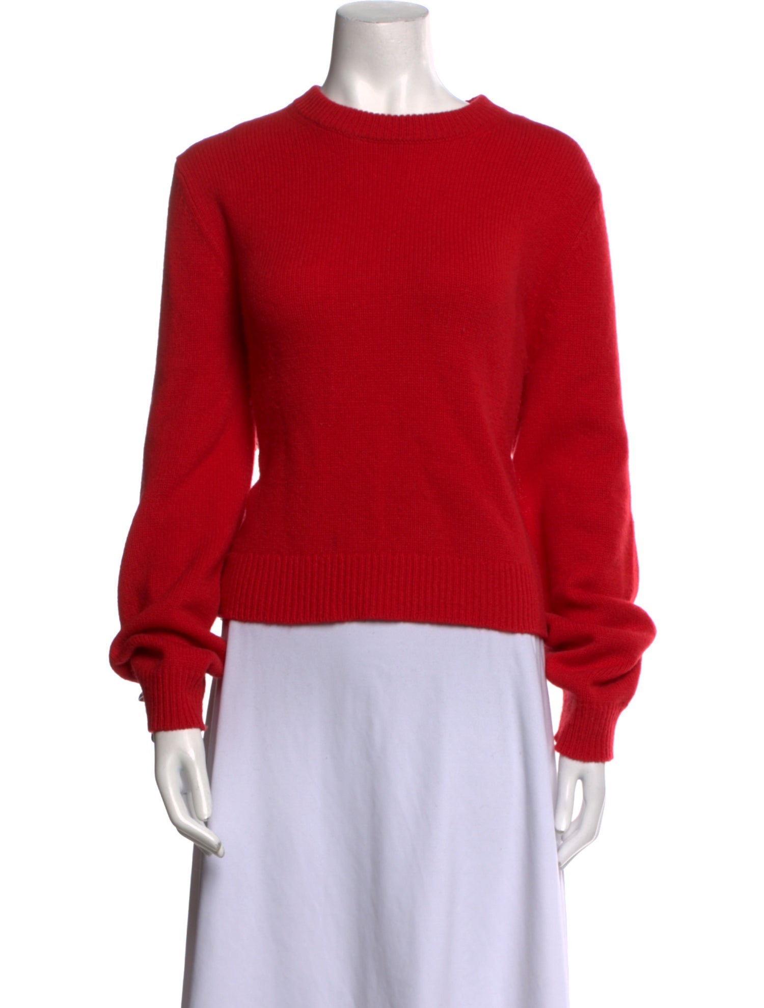 Tibi Lambswool Crew Neck Sweater