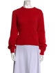 Tibi Lambswool Crew Neck Sweater