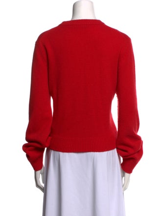 Tibi Lambswool Crew Neck Sweater