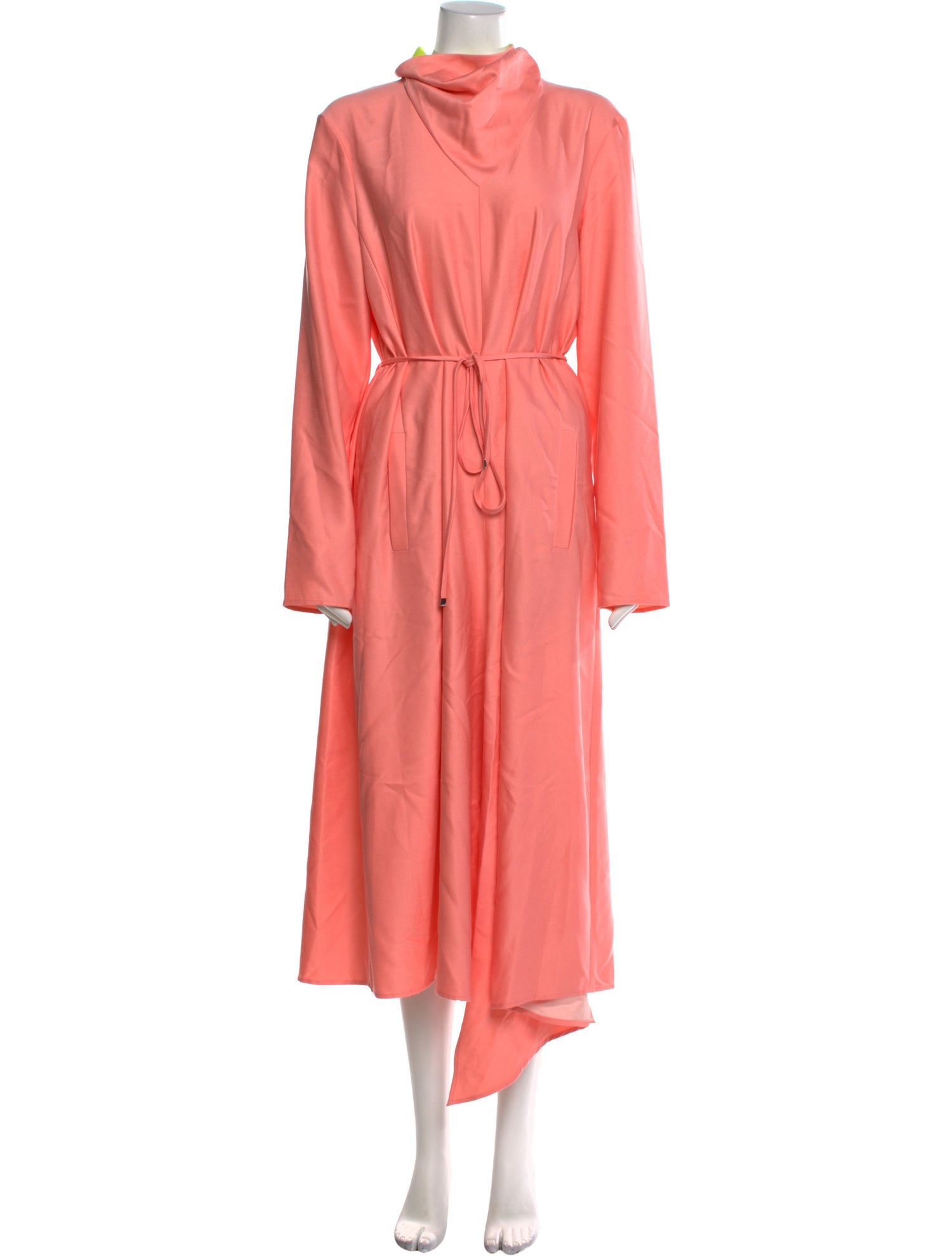 Tibi Turtleneck Long Dress