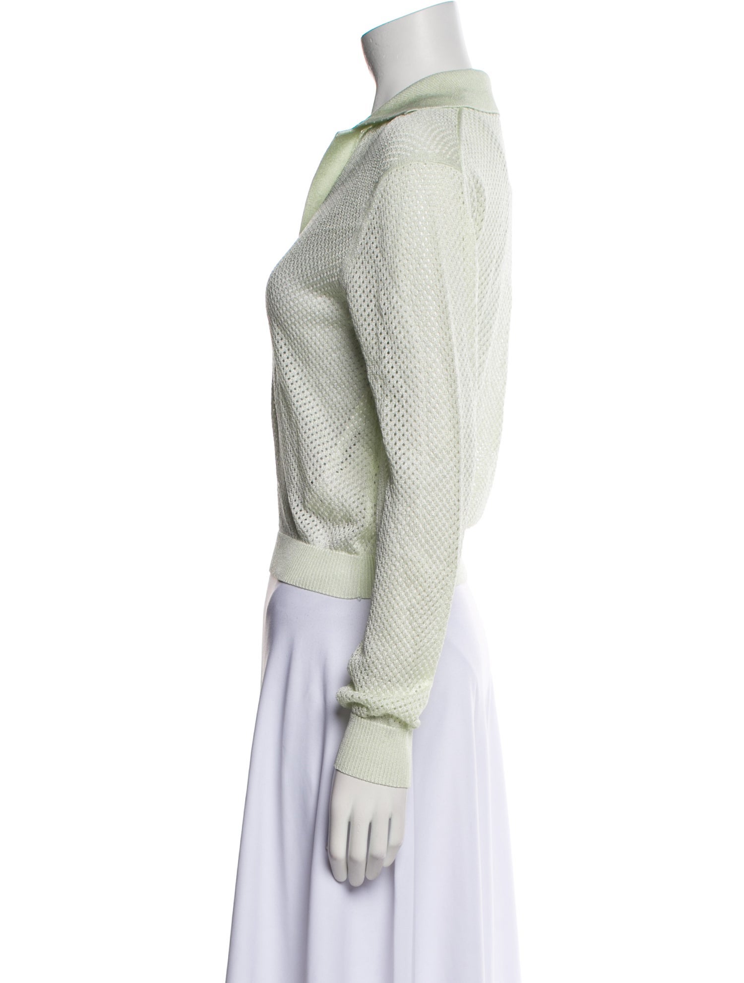 Tibi V-Neck Long Sleeve Sweatshirt w/ Tags