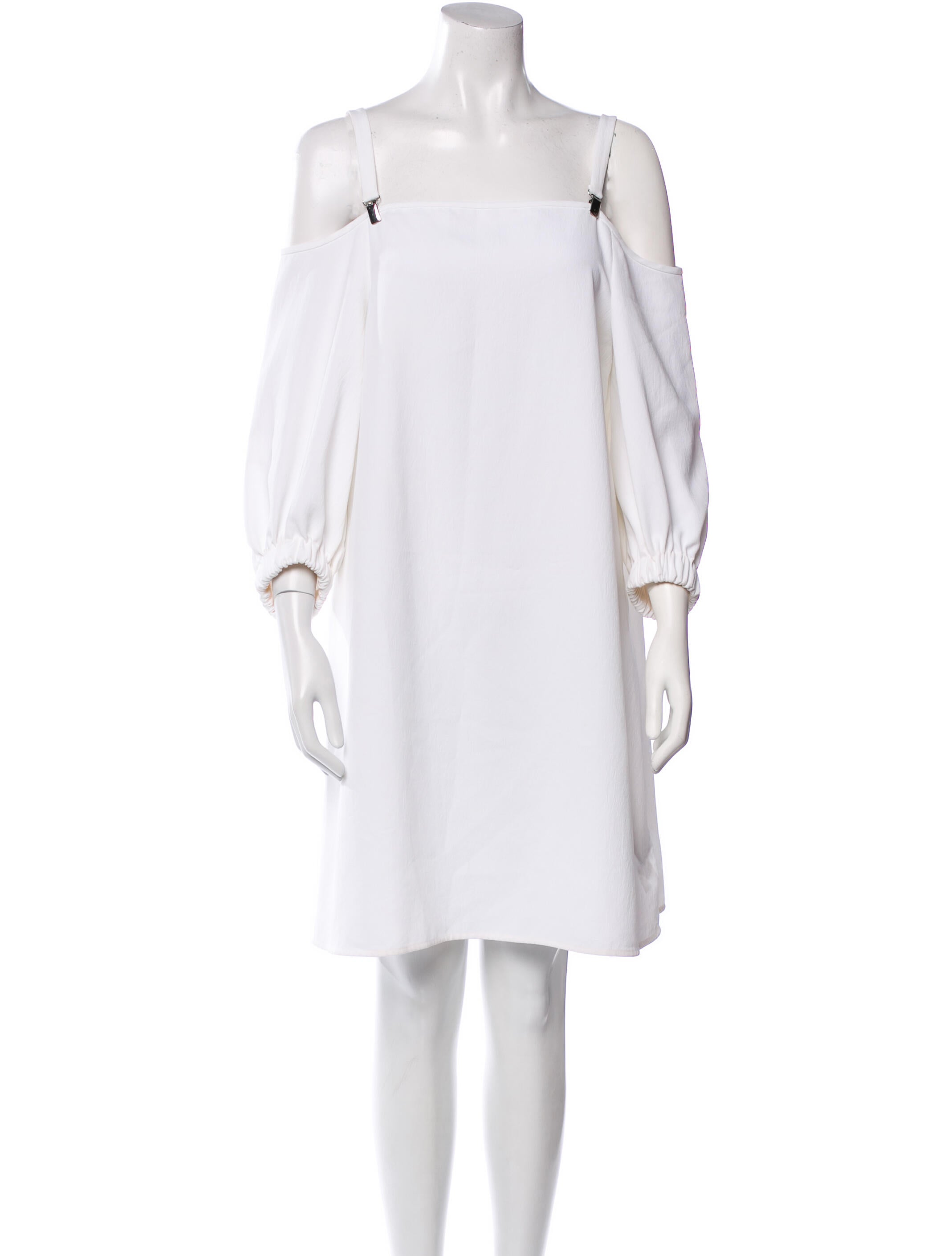 Tibi Square Neckline Mini Dress