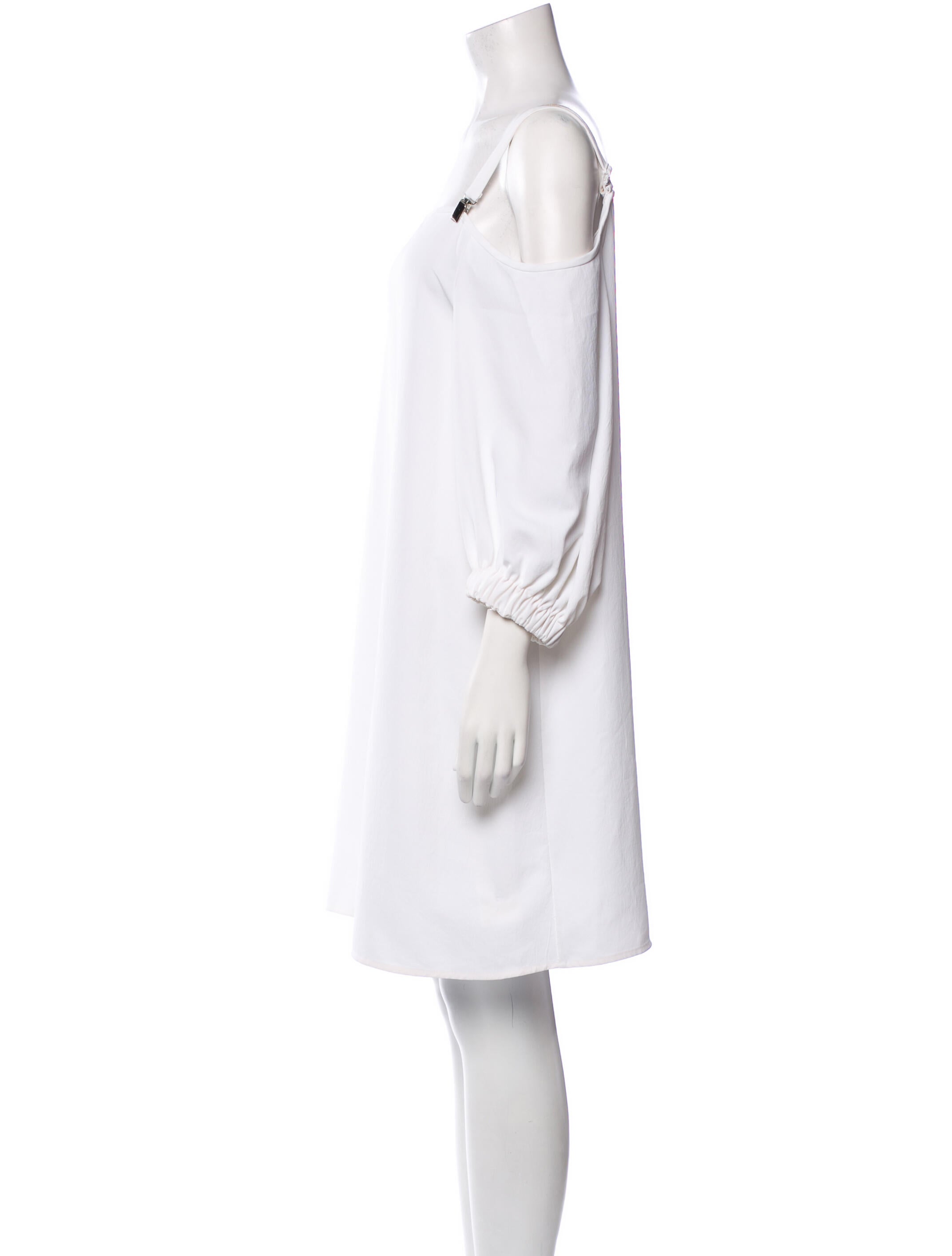 Tibi Square Neckline Mini Dress