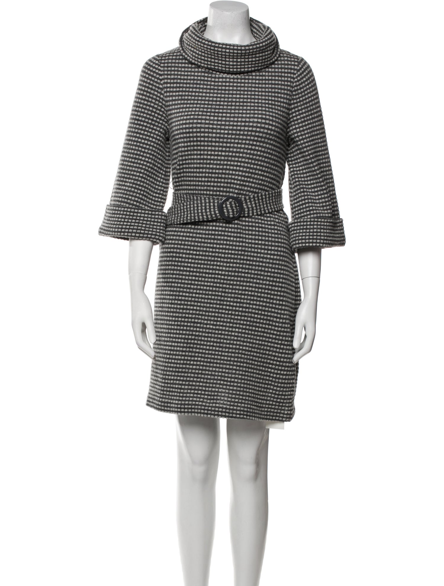 Tibi Wool Knee-Length Dress