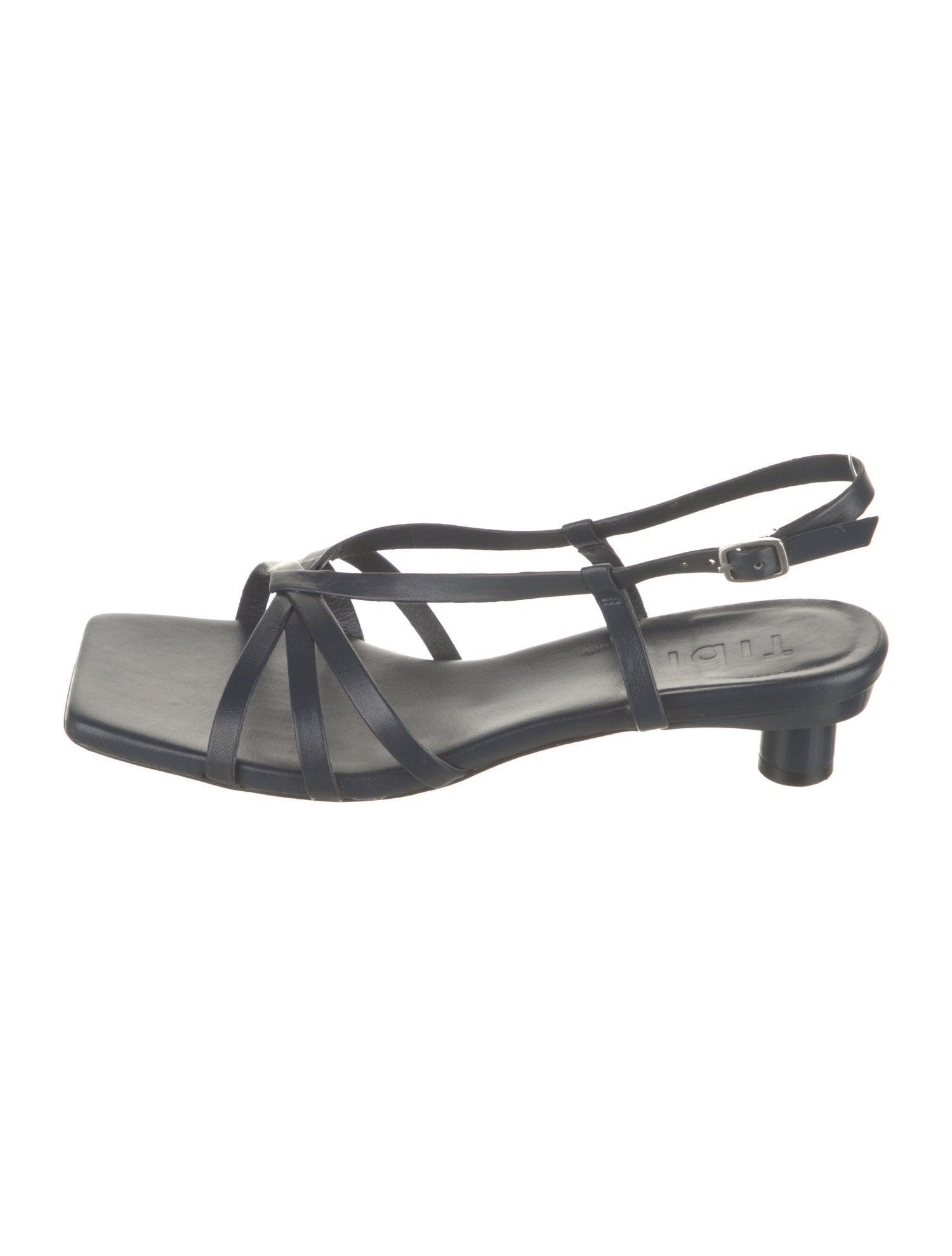 Tibi Leather Slingback Sandals