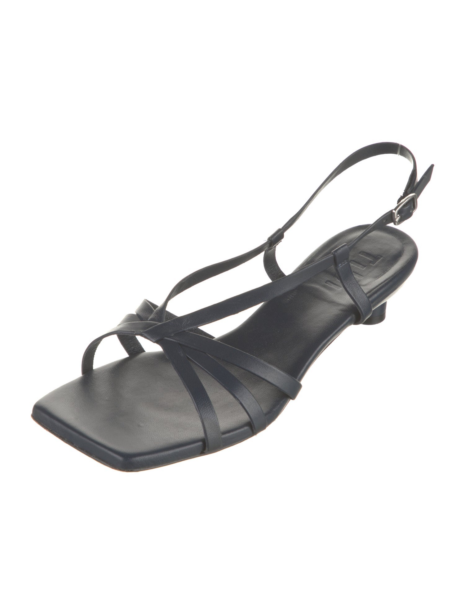 Tibi Leather Slingback Sandals