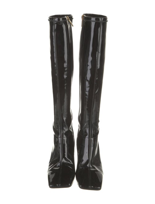 Tibi Patent Leather Riding Boots